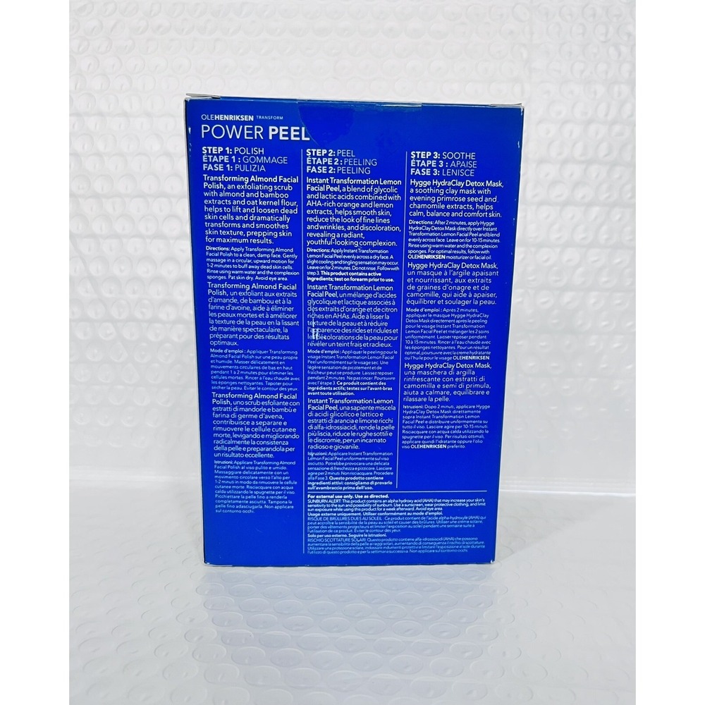 Lot 3 Boxes Ole Henriksen Transform‎ Power Peel  Facial System (6pack) Face Skin - Picture 3 of 7